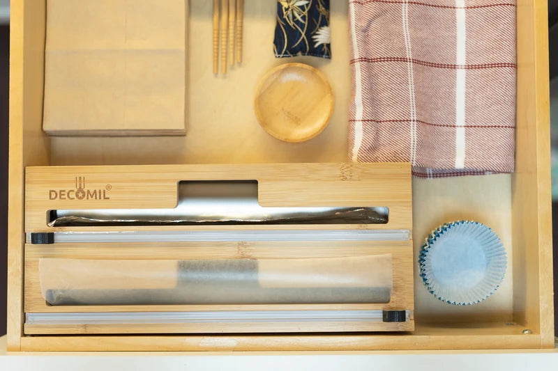 9 Kitchen Foil and Wrap Organizer Ideas for a Tidy Drawer
