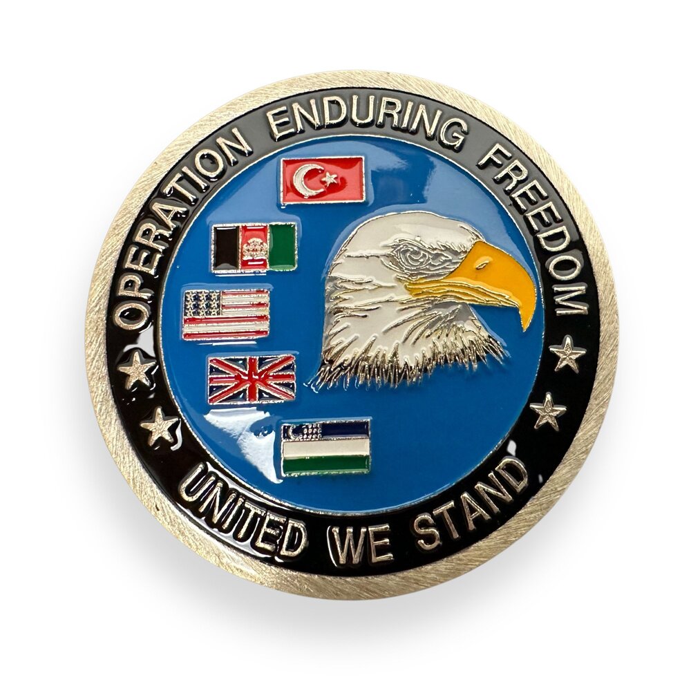 Operation Enduring Freedom Military Challenge Coins Decomil