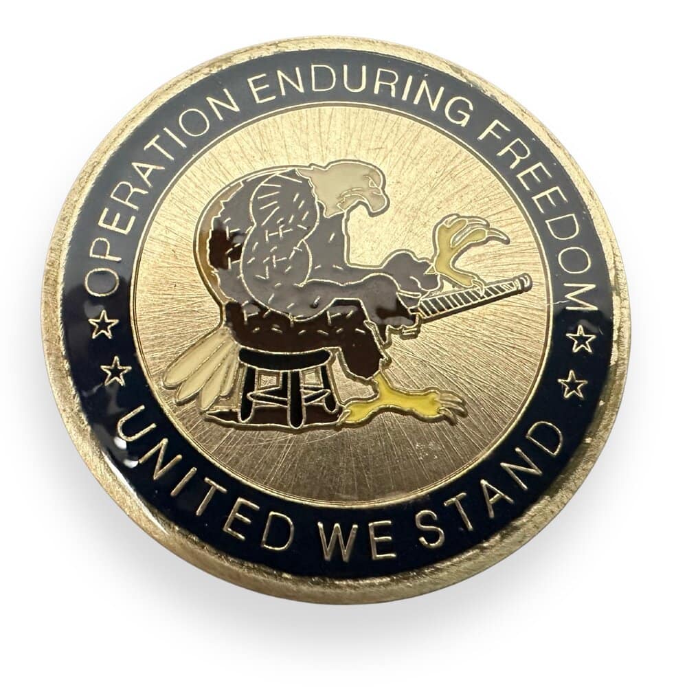 Military Challenge Coins Operation Enduring Freedom 3 Decomil