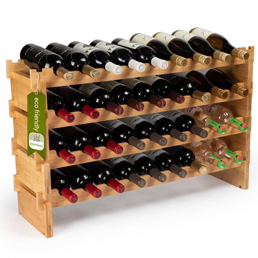 Bamboo Wine Racks, Wine Rack Storages, Wooden Wine Racks - Decomil