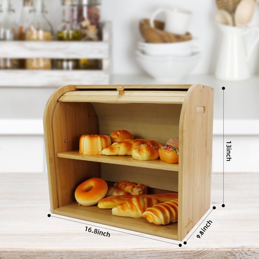 Roll Top Bread Box